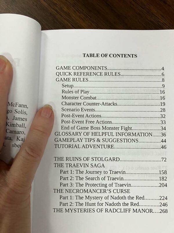 Fates of Magic Table of Contents